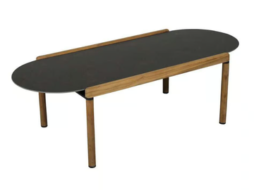 MINDO 107 - Oval ceramic garden side table by Mindo - view 2