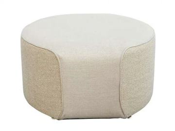 MINDO 108 - Round upholstered Sunbrella® pouf by Mindo - view 2
