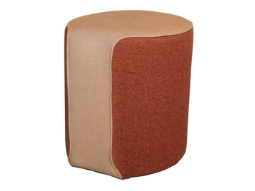 MINDO 108 - Round upholstered Sunbrella® pouf by Mindo - view 2