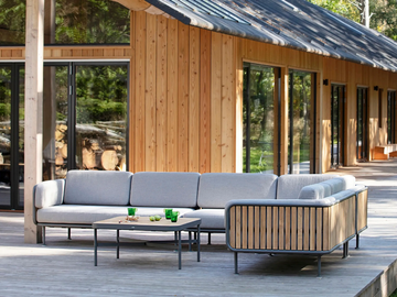 MINDO 100 - Modular corner Sunbrella® garden sofa by Mindo - view 2