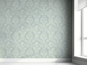 NEW WORLD DAMASK - Damask fire retardant non-woven paper wallpaper by Mineheart - view 2