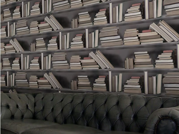 BOOKSHELF - Vinyl wallpaper by Mineheart - view 2
