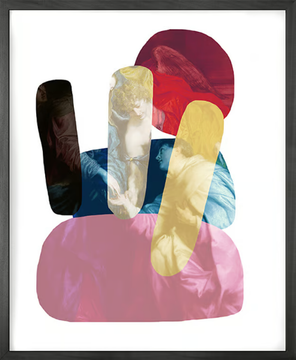 SHAPE AND COLOUR ANGEL - Canvas print by Mineheart - view 2
