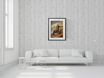 WOODGRAIN OUTLINE - Non-woven paper wallpaper by Mineheart - view 2