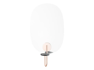 CIGALES - Oval wall-mounted mirror by Miniforms - view 2