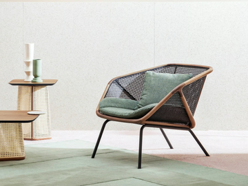 COLONY - Straw easy chair by Miniforms - view 3