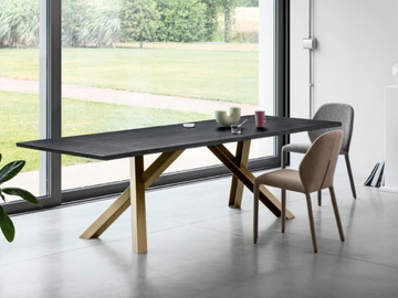 GUSTAVE - Rectangular wooden dining table by Miniforms - view 3