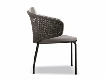 ASTON CORD OUTDOOR CHAIR - Outdoor chair by Minotti - view 2