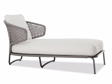 ASTON CORD OUTDOOR CHAISE-LOUNGE - Padded outdoor daybed by Minotti - view 2