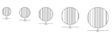 DIBBETS BARCODE - Round rug by Minotti - view 3