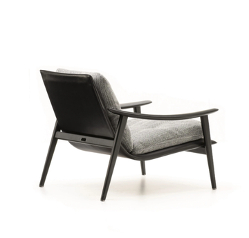 FYNN SADDLE HIDE - Tanned leather armchair with armrests by Minotti - view 3