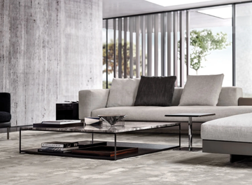 LIAM - Marble coffee table by Minotti - view 3