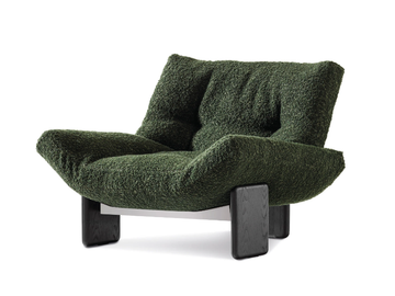 EMMI - Fabric armchair by Minotti - view 2