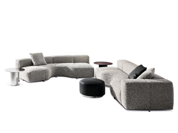 YVES SOFÀ - YVES SOFÀ LOUNGE - 4 seater fabric sofa by Minotti - view 2