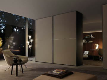 FIRST - Etched glass wardrobe with sliding doors by MisuraEmme - view 2