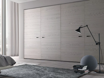 LEXINGTON - Custom wooden wardrobe with coplanar doors by MisuraEmme - view 2