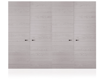 LEXINGTON - Custom wooden wardrobe with coplanar doors by MisuraEmme - view 3