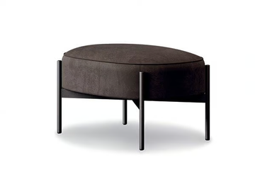 VIRGIN - Leather pouf by MisuraEmme - view 2