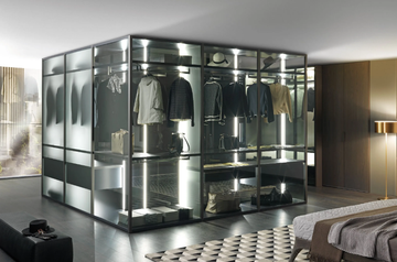 PALO ALTO - Corner sectional walk-in wardrobe by MisuraEmme - view 3