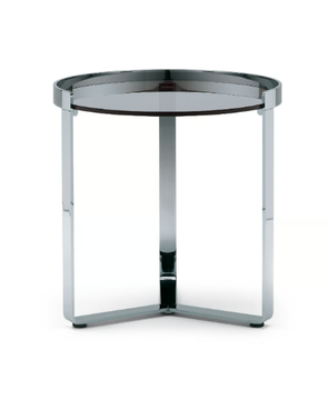 RING - Round glass and steel coffee table by MisuraEmme - view 3