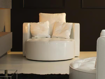 ARIES - Tufted armchair with armrests by MitoHome - view 2