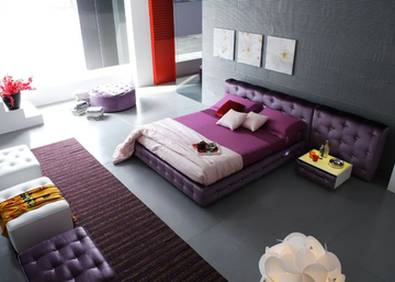 AURIGA - Fabric bed with tufted headboard by MitoHome - view 3