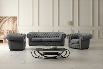 CHESTER - Tufted leather sofa by MitoHome - view 3