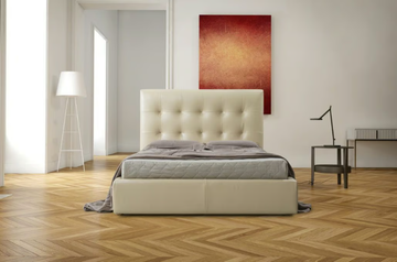 GIUNONE - Double bed with tufted headboard by MitoHome - view 3