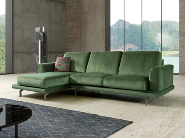 GLAMOUR - Sofa with chaise longue by MitoHome - view 2