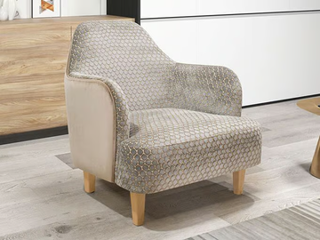 GRETA - Velvet easy chair with armrests by MitoHome - view 2