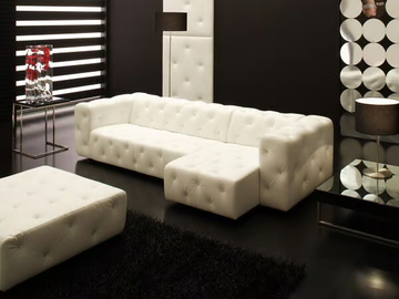 ORIONE - Tufted sofa with chaise longue by MitoHome - view 2