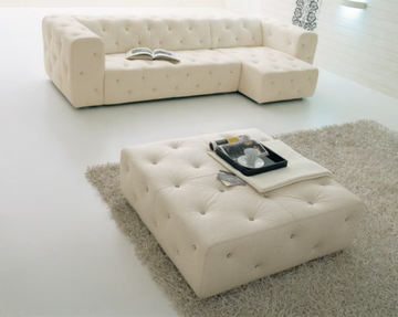 ORIONE - Tufted sofa with chaise longue by MitoHome - view 3