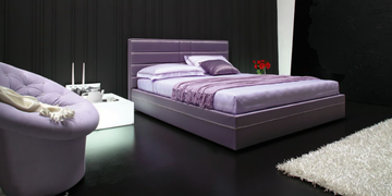 SIRIO - Storage bed with upholstered headboard by MitoHome - view 3