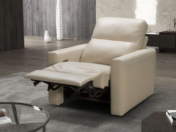 VERA - Recliner leather armchair with headrest by MitoHome - view 2