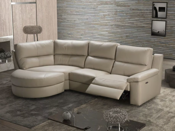 ZAIRE - Recliner sofa with footstool by MitoHome - view 2