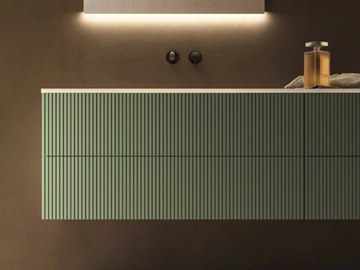 BLOCK H.48 - Wall-mounted wooden vanity unit by Moab - view 3