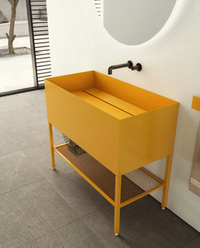 DOOR - Freestanding metal washbasin by Moab - view 3