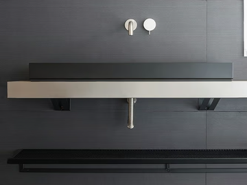 INDUSTRIAL LINE - Countertop rectangular metal washbasin by Moab - view 3