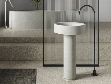 LVR - Freestanding fiberglass washbasin by Moab - view 2