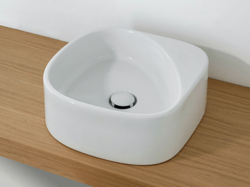 ELLETRE - Ceramic washbasin by Moab - view 2