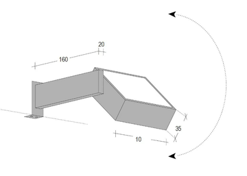 T503 - LED adjustable Mirror lamp by Moab - view 3
