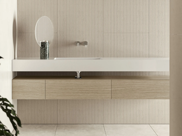PLANE H.14 - Single wooden washbasin countertop by Moab - view 3