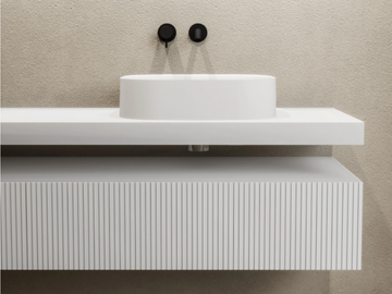 PLANE H.6 - Single wooden washbasin countertop by Moab - view 2