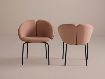 PEACH - Fabric chair by Mobboli - view 2