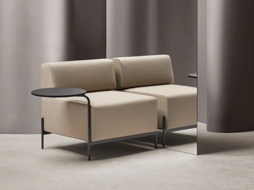CONEK - Sectional modular armchair with integrated magazine rack by Mobboli - view 2