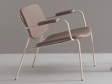 CAP - Fabric armchair with armrests by Mobboli - view 2