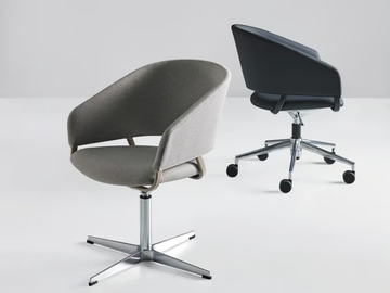 ODEI ODGC / ODBC - Swivel task chair with armrests with 5-Spoke base by Mobboli - view 2