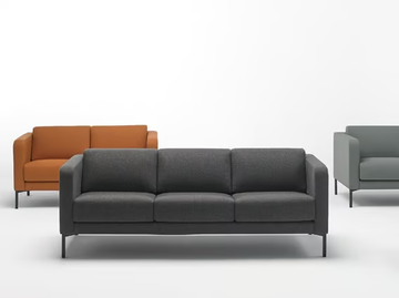 QUADRAT QS3P - 3 seater fabric sofa by Mobboli - view 2