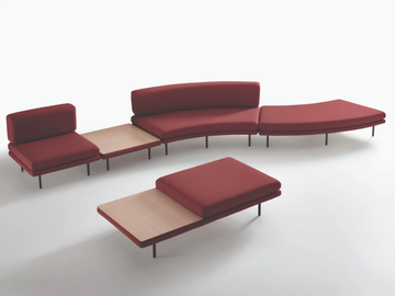 TRACK - Modular fabric sofa by Mobboli - view 2