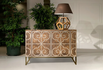 GRANADA - Wooden highboard with doors by Mobi - view 3